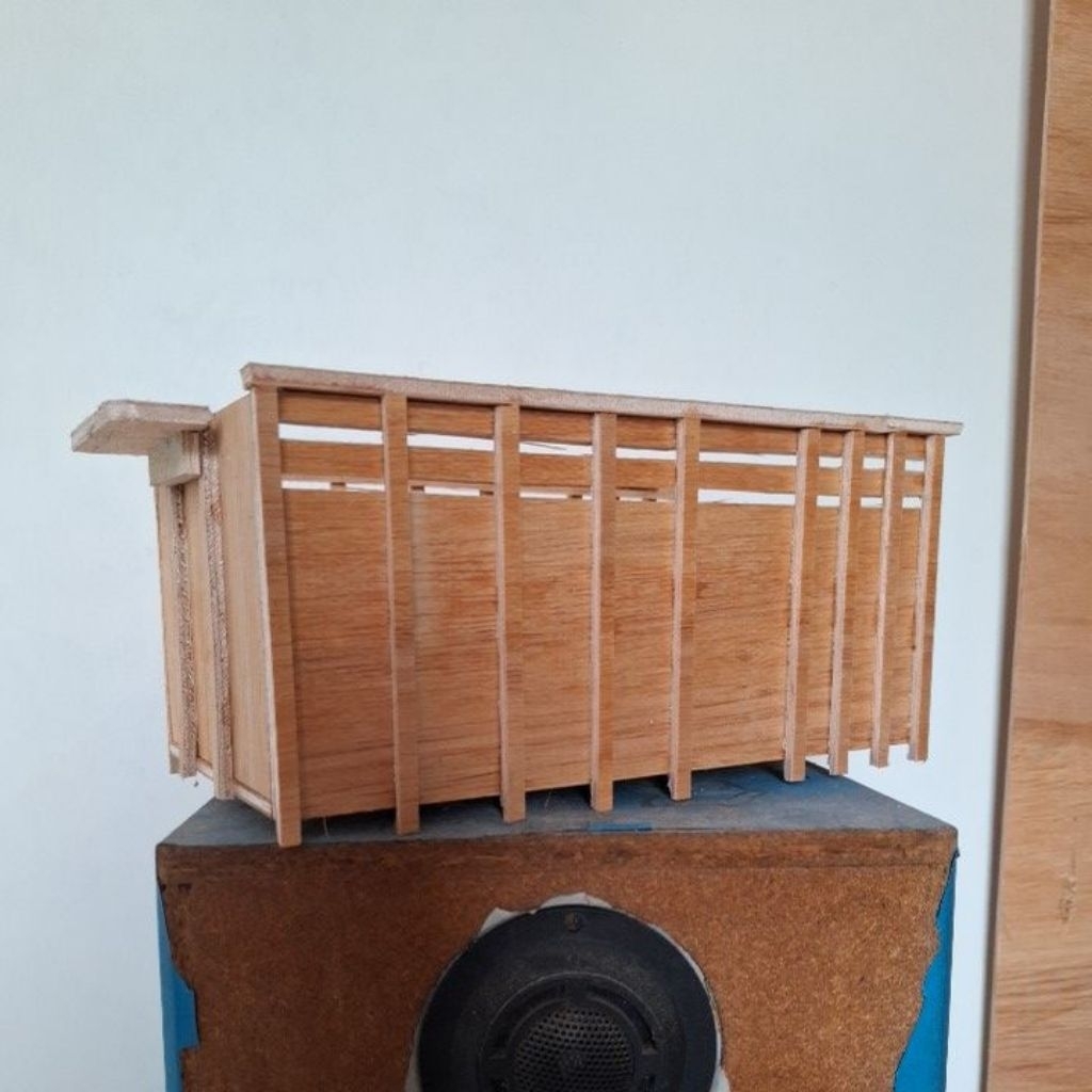 bak miniatur truk canter giga sekala truk plastik panjang 24cm
