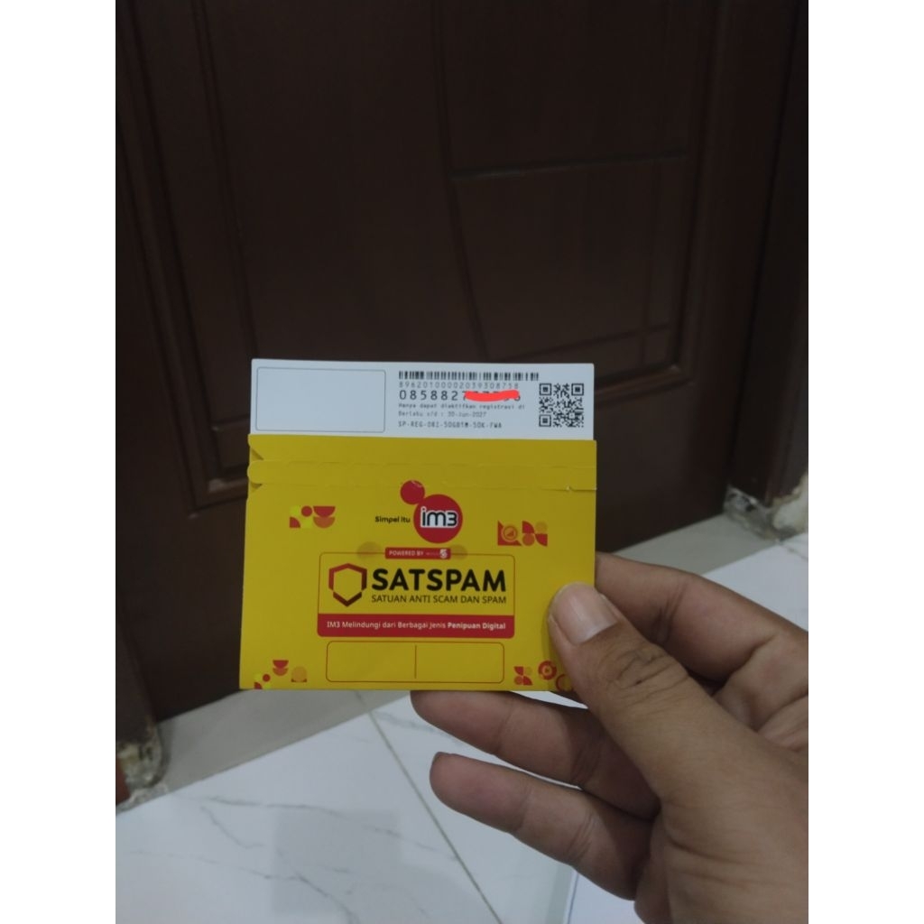 Kartu Perdana indosat Hifi Air Free 50GB siap pakai