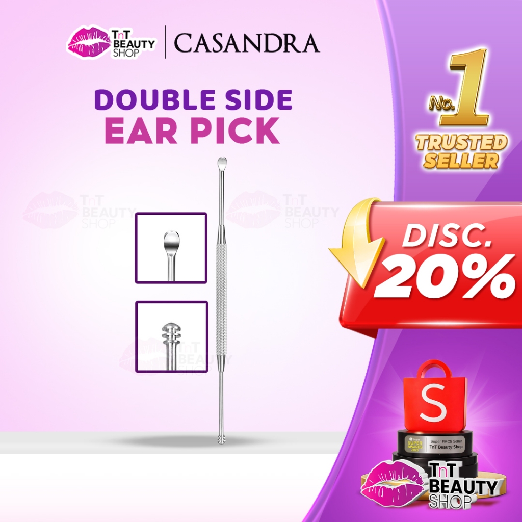 Casandra Ear Pick Double Side | Pembersih Telinga | Tnt Beauty Shop