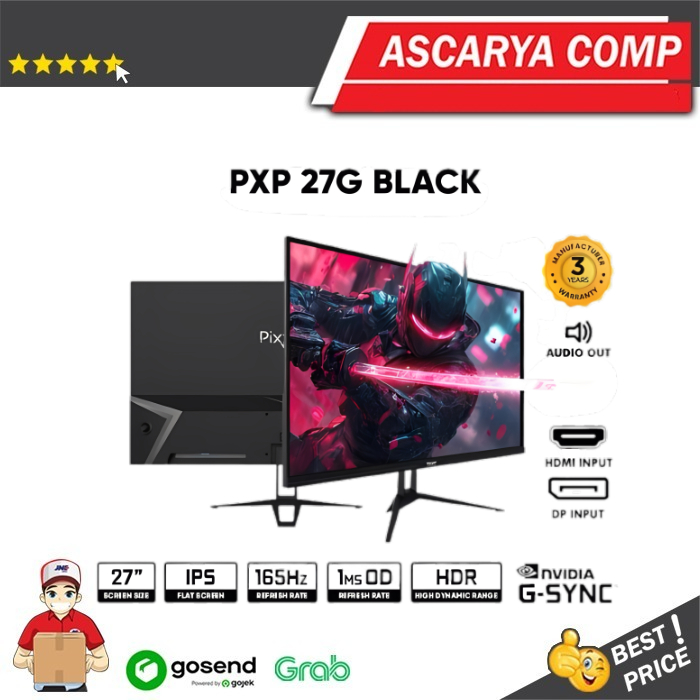 Armaggeddon 27" 165Hz IPS Built In Speaker FreeSync Nvidia G-SYNC Frameless Gaming Monitor