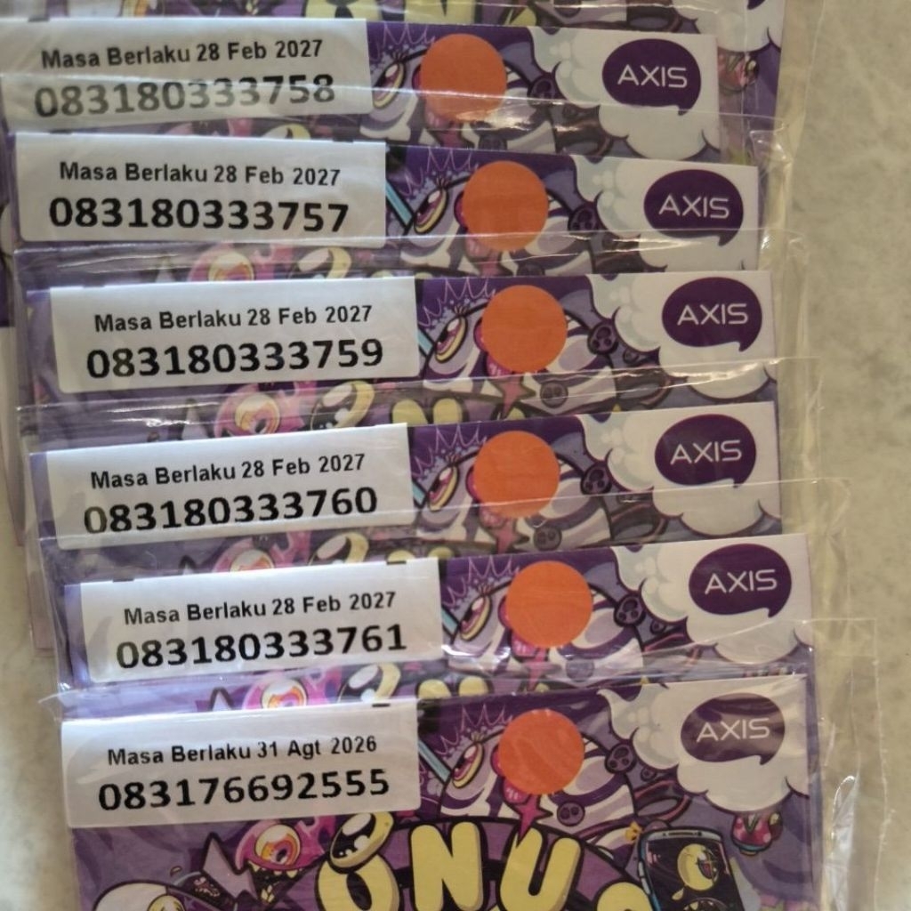 G/ obral perdana AXIS tripel kuota 3GB rapih nomor cantik