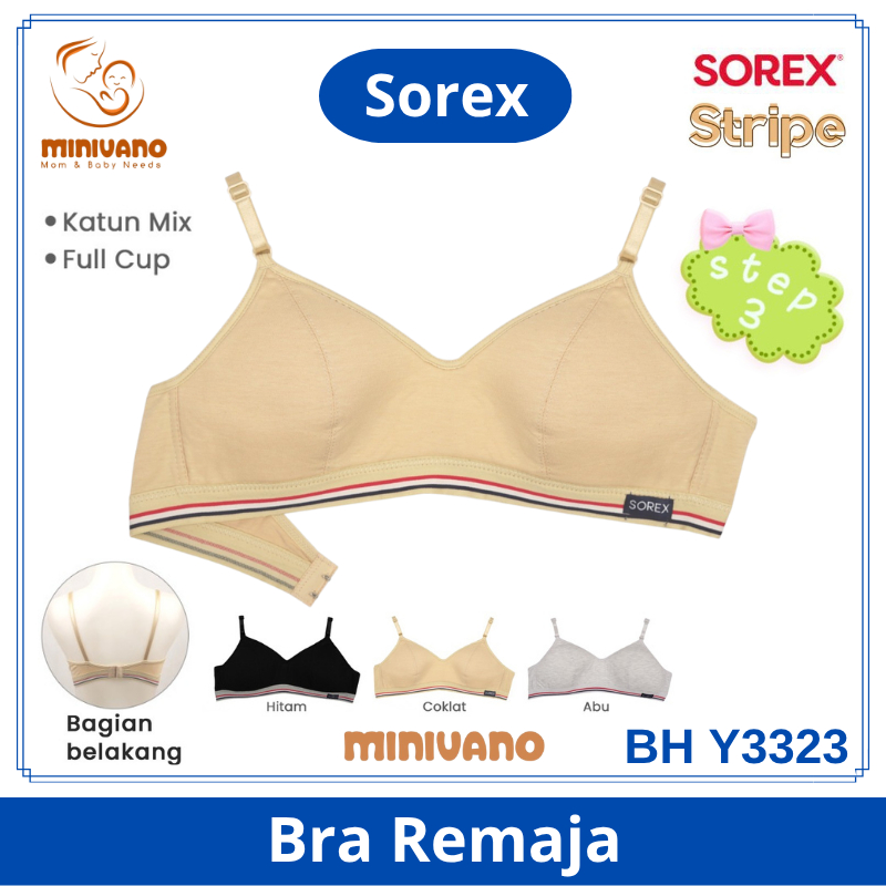 Sorex Young BH Y3323 - Mini Bra Remaja Tanpa Kawat - Miniset Busa Tipis Full Cup
