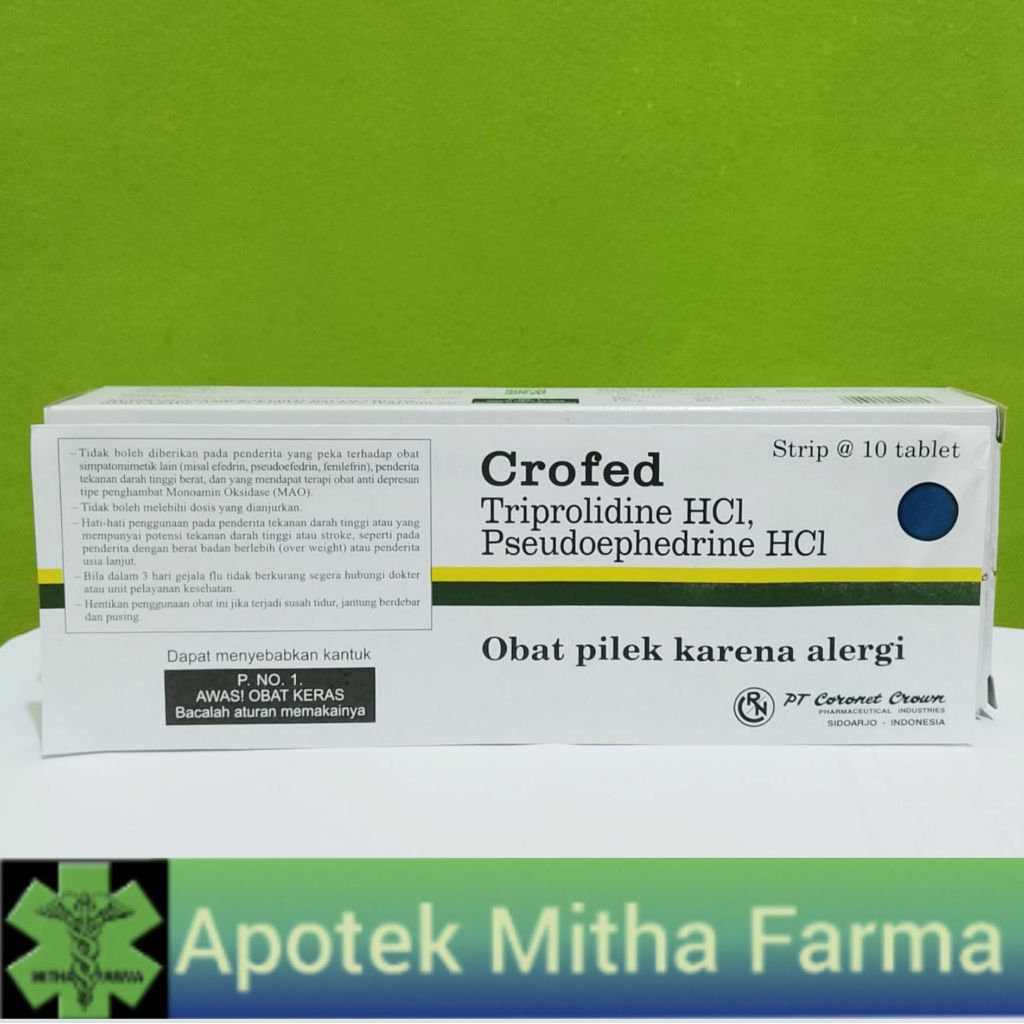 Crofed Tablet Obat Pilek Alergi