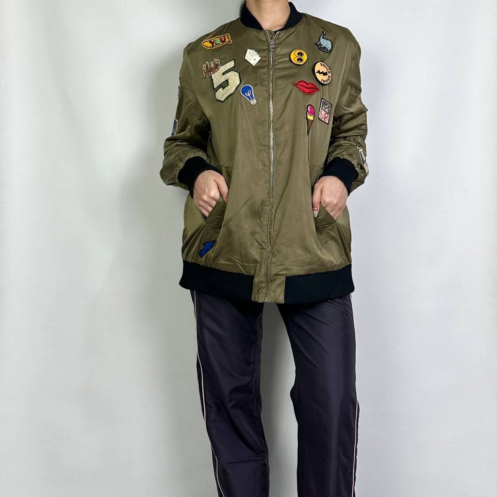 jaket wanita Zara size L (seperti baru) 100% original 210426D