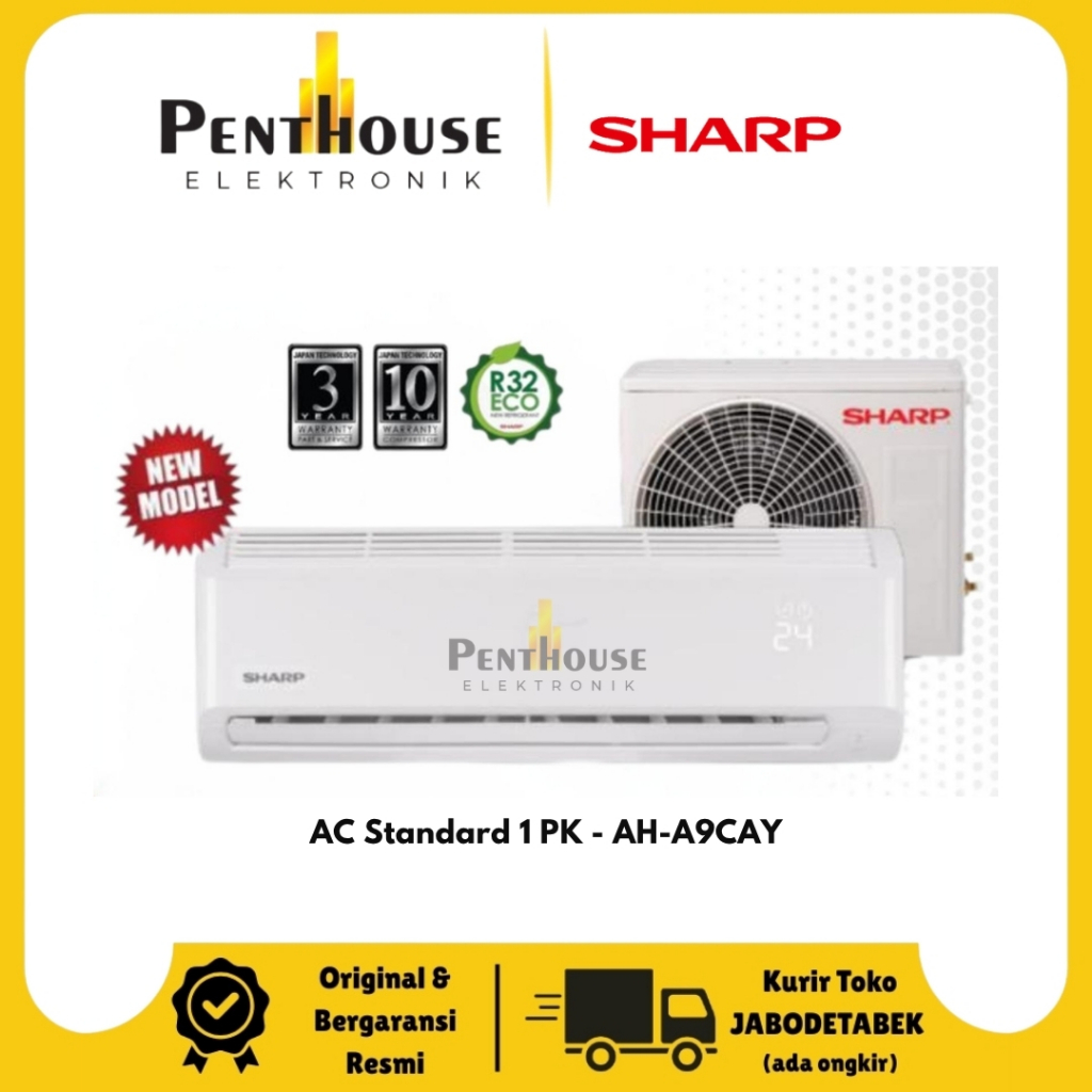 Sharp AC 1 PK AH-A9CAY / AH A9CAY / AHA9CAY - 1 PK Super Jet - Garuda Series