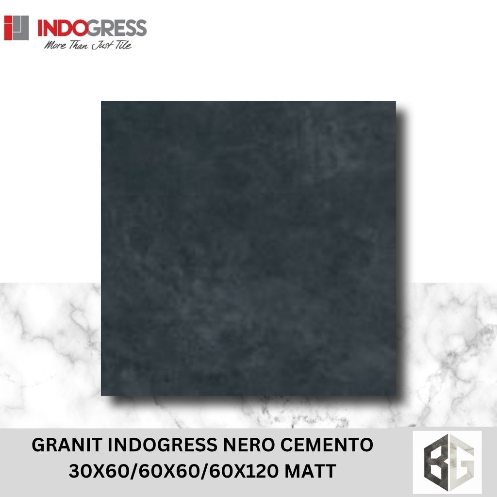 GRANIT INDOGRESS Nero Cemento 30x60 / 60x60 / 60x120 Matt