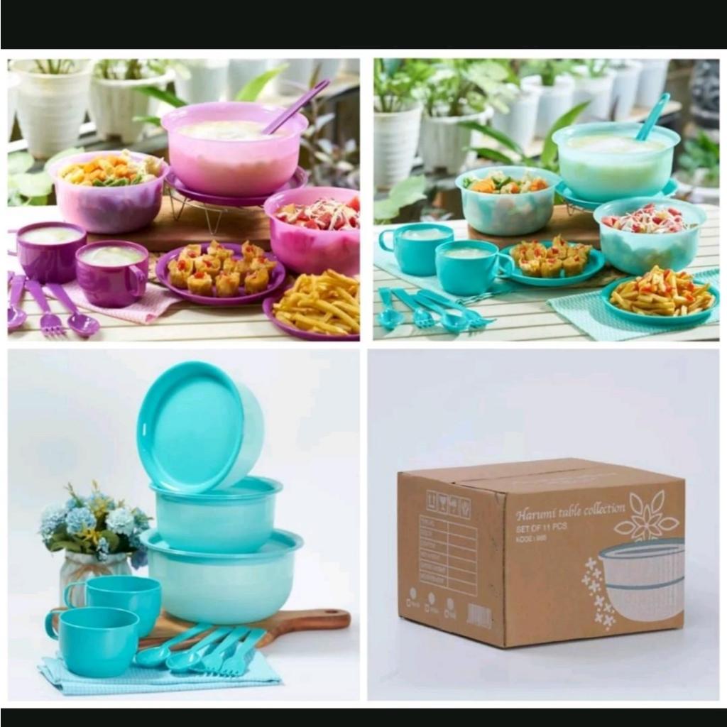 11 pcs harumi set ( set harumi table collection )