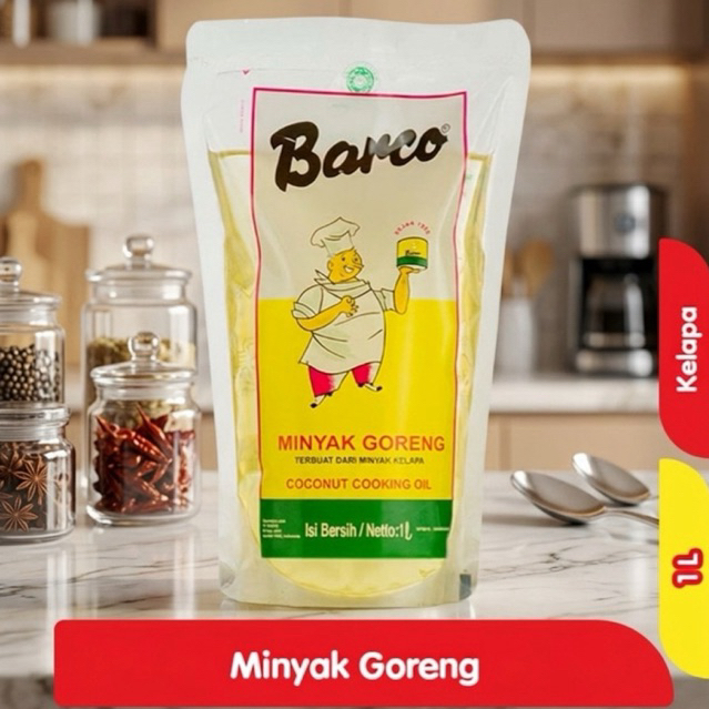 Barco Minyak Goreng refill 1000ml || Minyak goreng Barco 1L