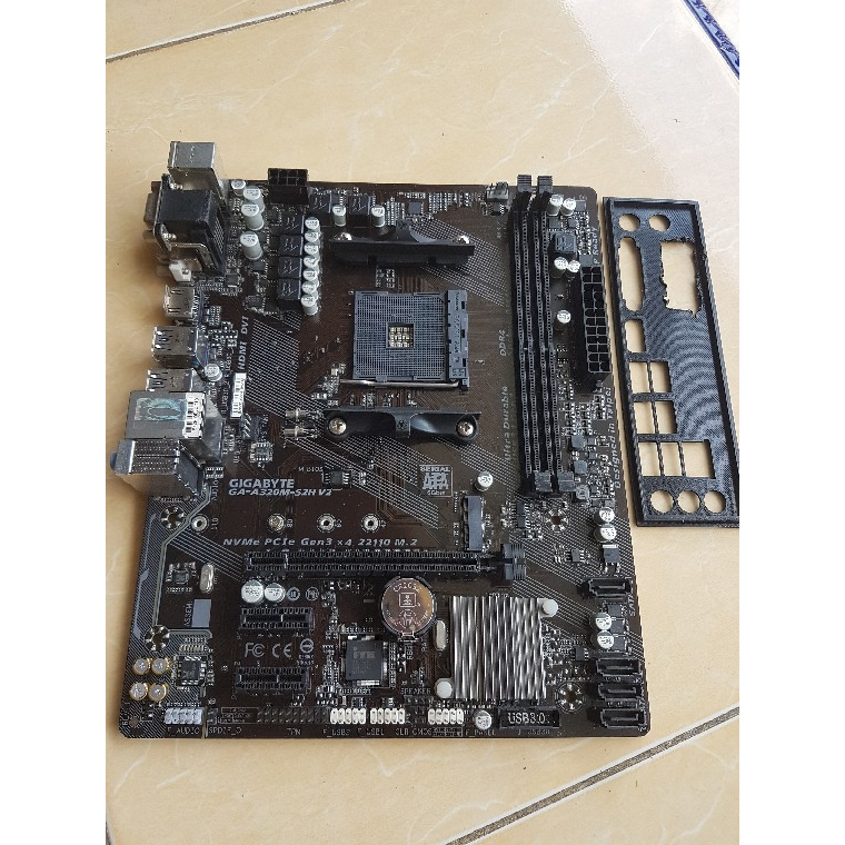 Motherboard Gigabyte A320M-S2H V2 AMD AM4 Support Ryzen 5000 series