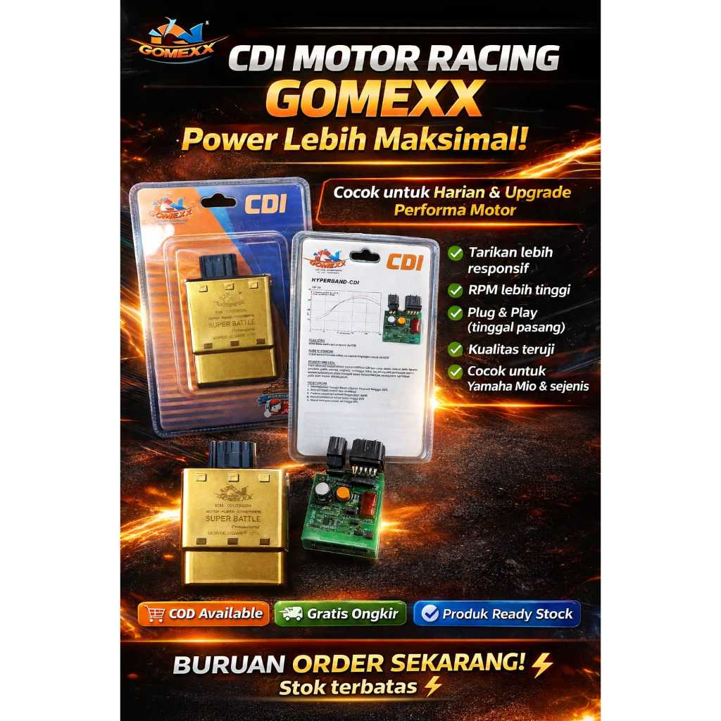 CDI RACING NO LIMIT GOMEXX MIO LAMA 5tl dibawah tahun 2008