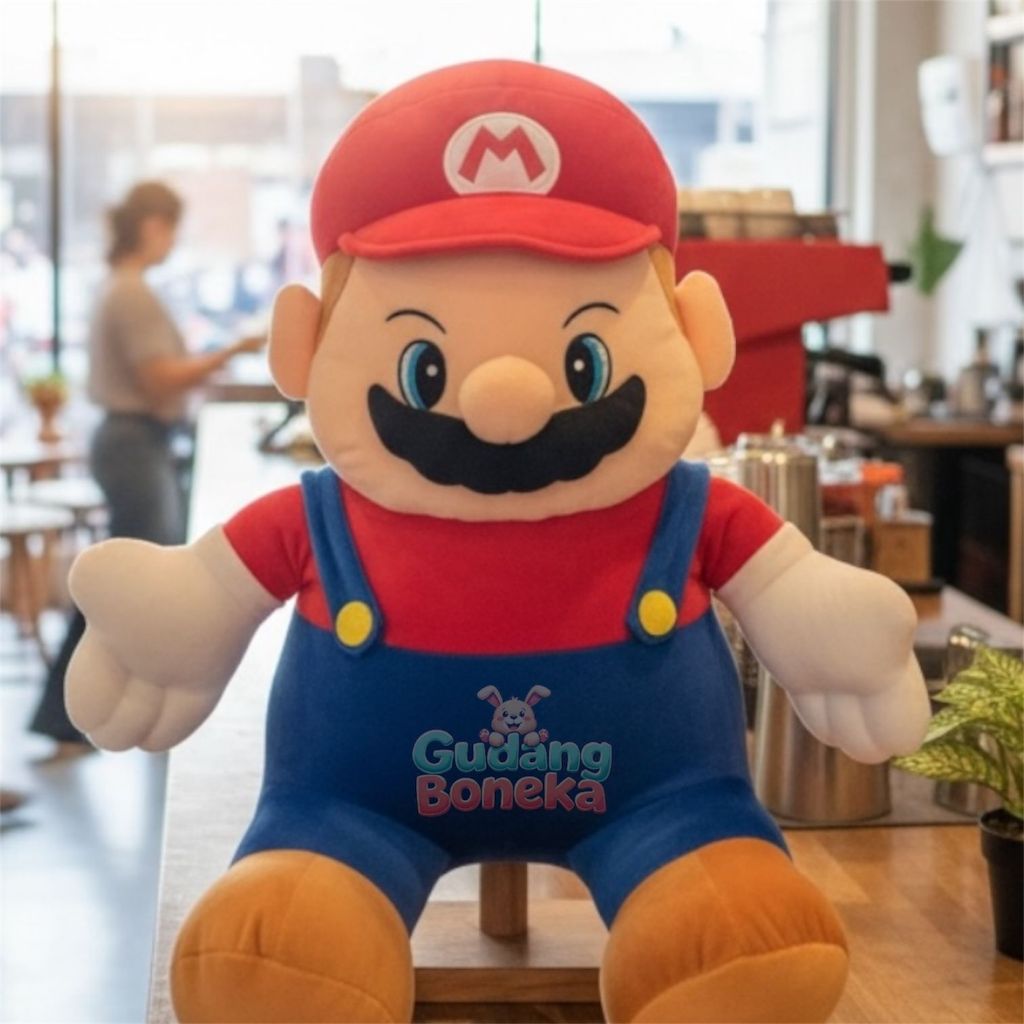 Boneka Mario Jumbo - Boneka Super Mario Bros Jumbo