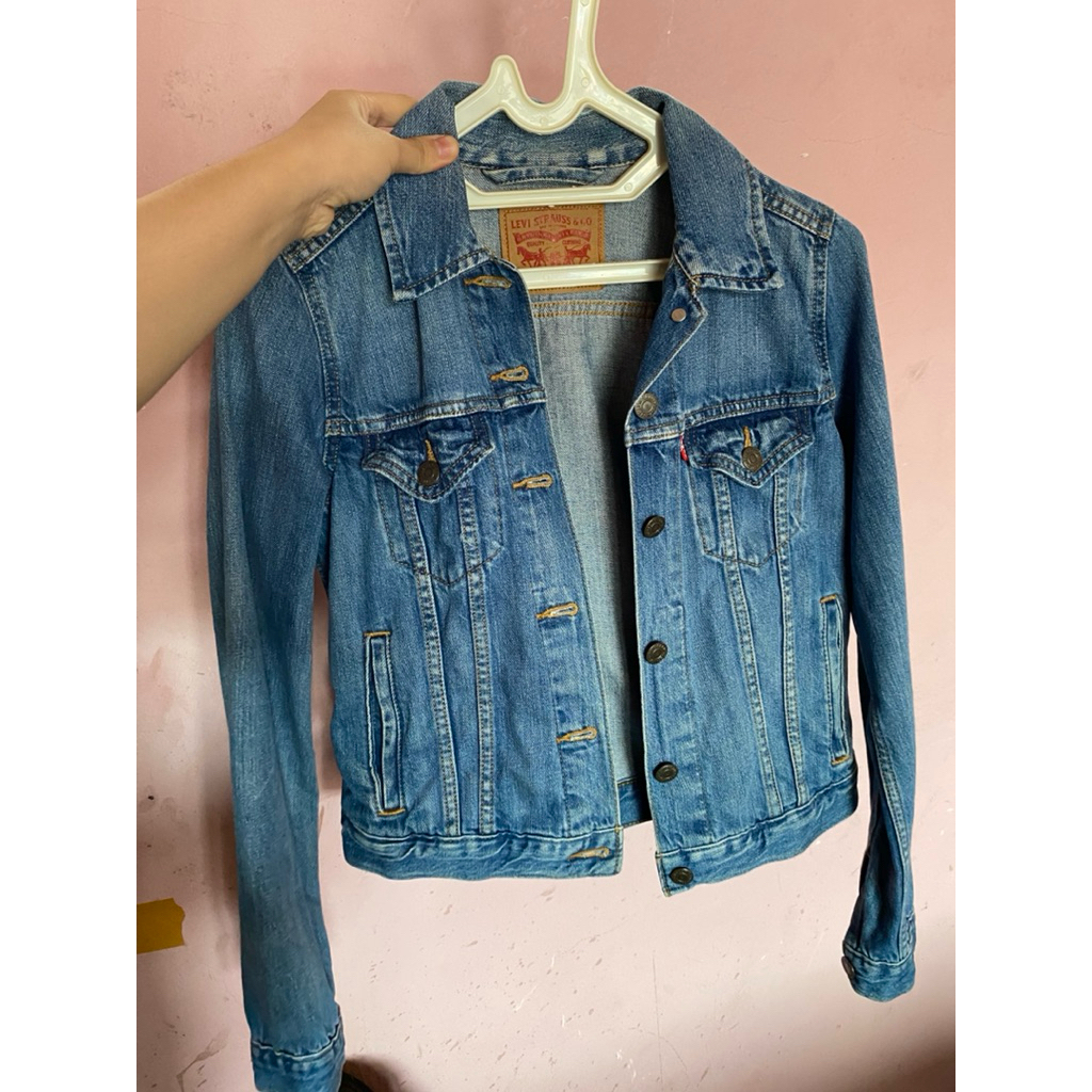 preloved denim jacket levis original
