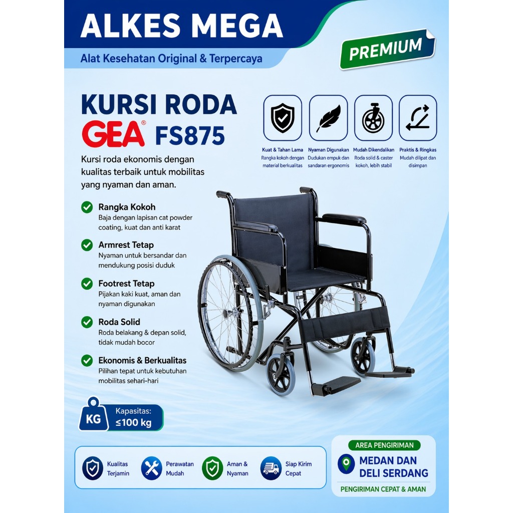 KURSI RODA GEA FS875