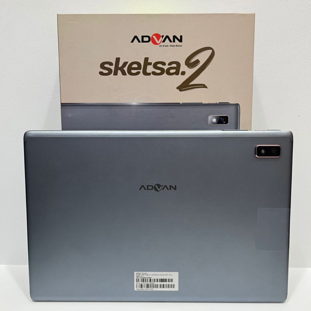 ADVAN SKETSA 2 4G 4/64GB TAB SECOND FULLSET BATANGAN ORIGINAL BERGARANSI