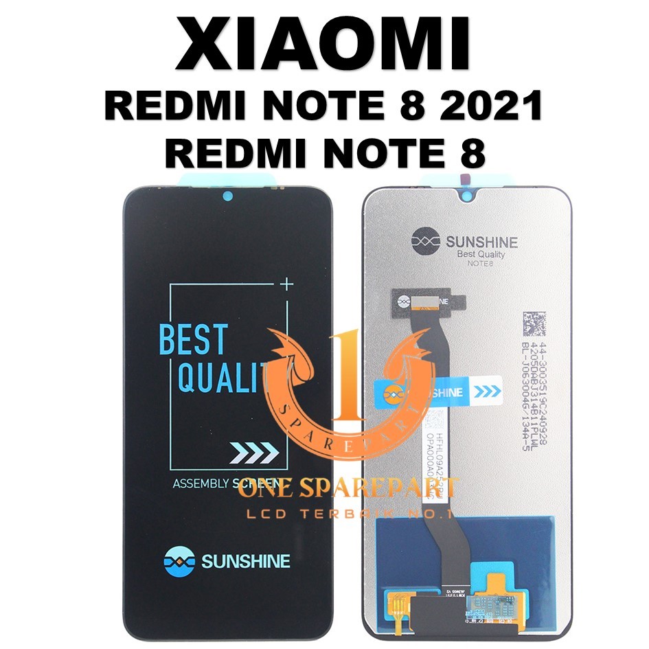 LCD TOUCHSCREEN REDMI NOTE 8 2021 / REDMI NOTE 8  COMPLETE ORIGINAL 1 SET 100%