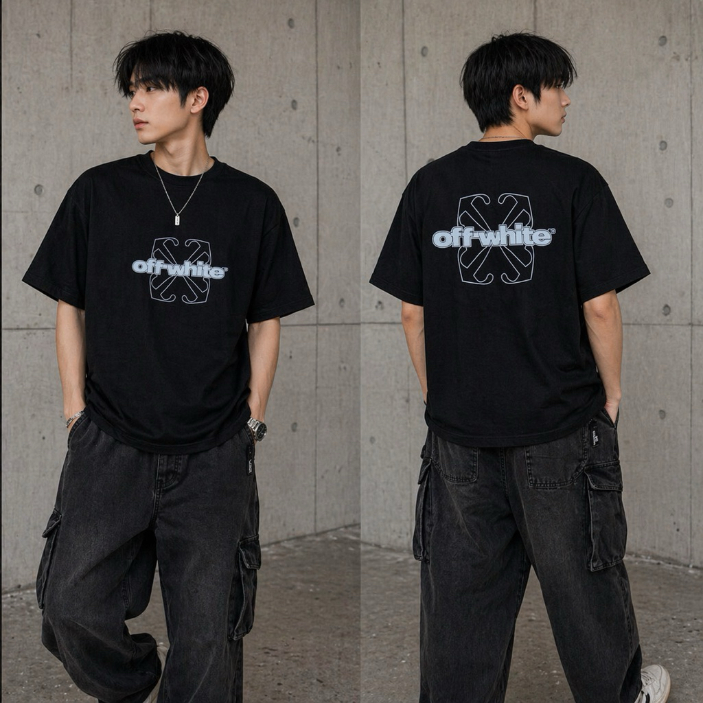 KAOS OVERSIZE OFF WHITE X TEES BESTSELLER