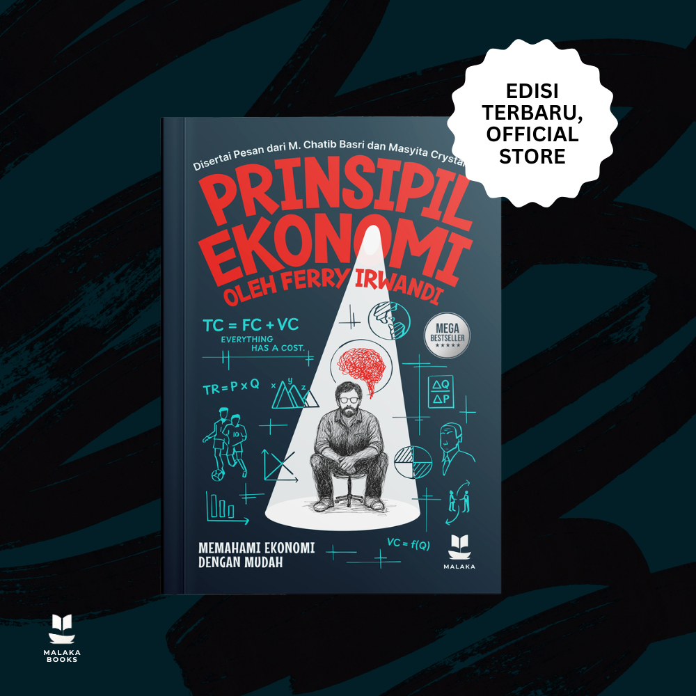 Buku Prinsipil Ekonomi oleh Ferry Irwandi Edisi Terbaru (Official Store)
