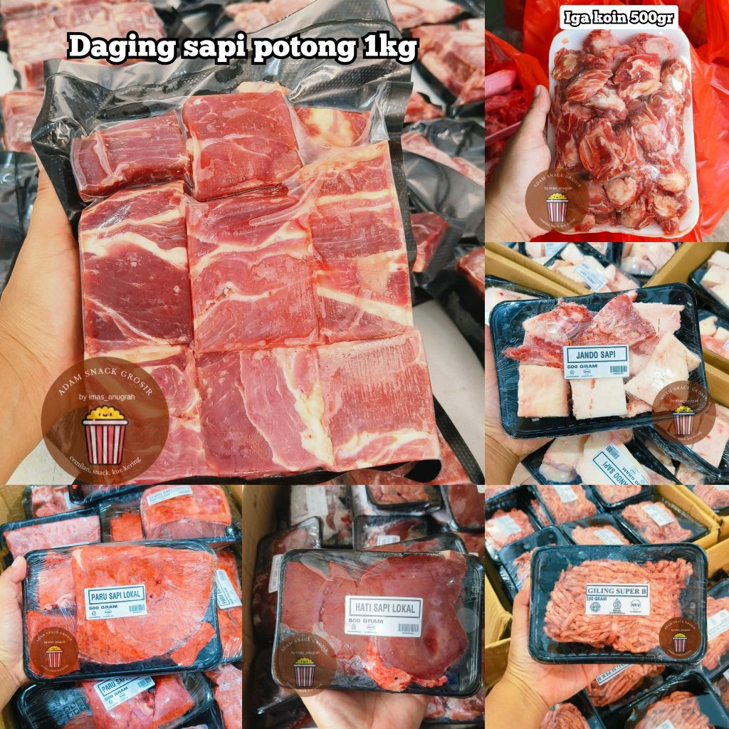 ANEKA DAGING FROZEN TETELAN IGA SAPI BERSERTIFIKAT NKV
