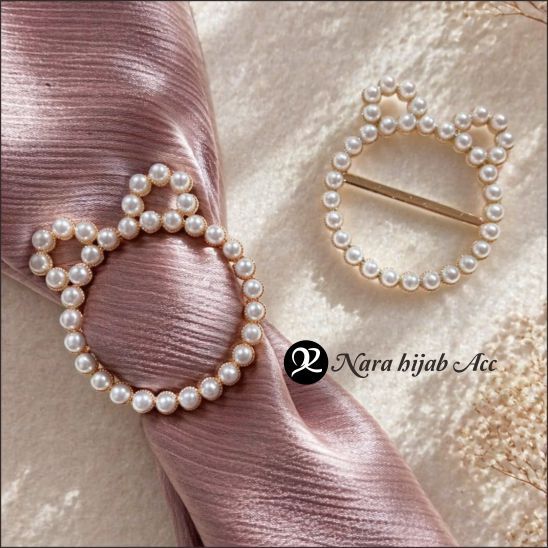 Ring Gesper Untuk Hijab Terbaru I Aksesoris Kerudung Segiempat