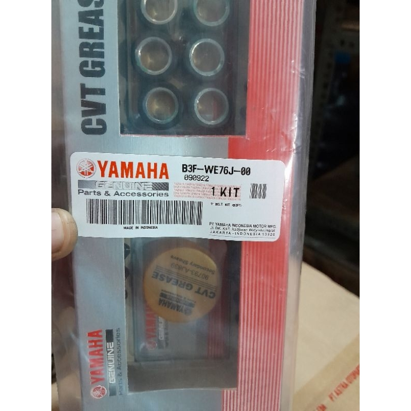 V-belt Kit (B3F1) Yamaha Lexi B3F-WE76J-00 (1 SET)