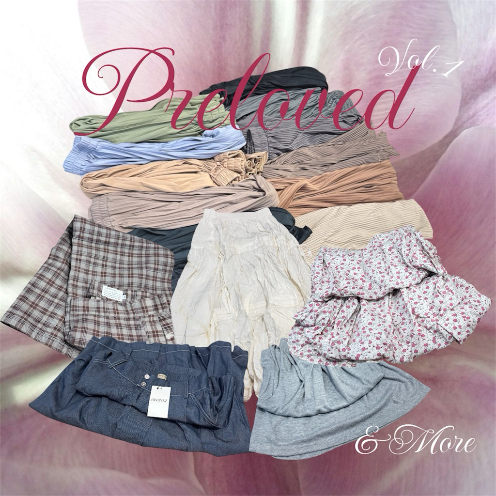 PRELOVED VOL.1 — PRELOVED SKIRT/ROK WANITA ROK PLISKET ROK PATTERN BERBAGAI BRAND (UNIQLO, BRAND LOC