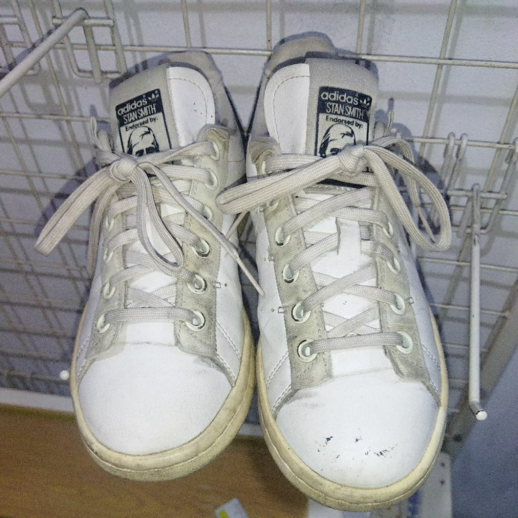 white leather shoes- adidas stan smith- size 36/22cm