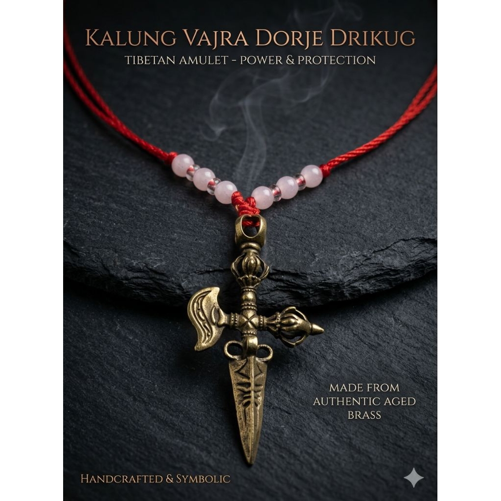 kalung tibetan premium dorje purpa vajra drikug