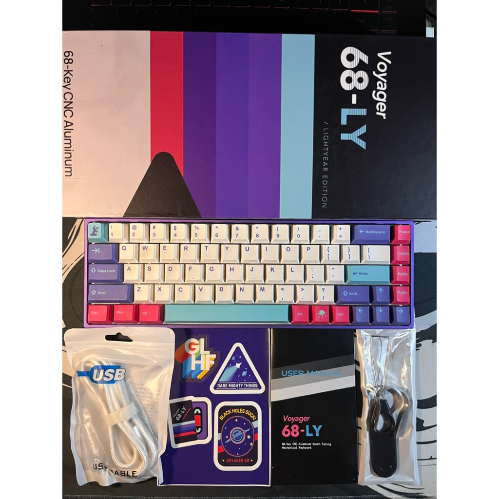 Press Play Voyager 68 Lightyear Edition Full Alumunium Mechanical Keyboard