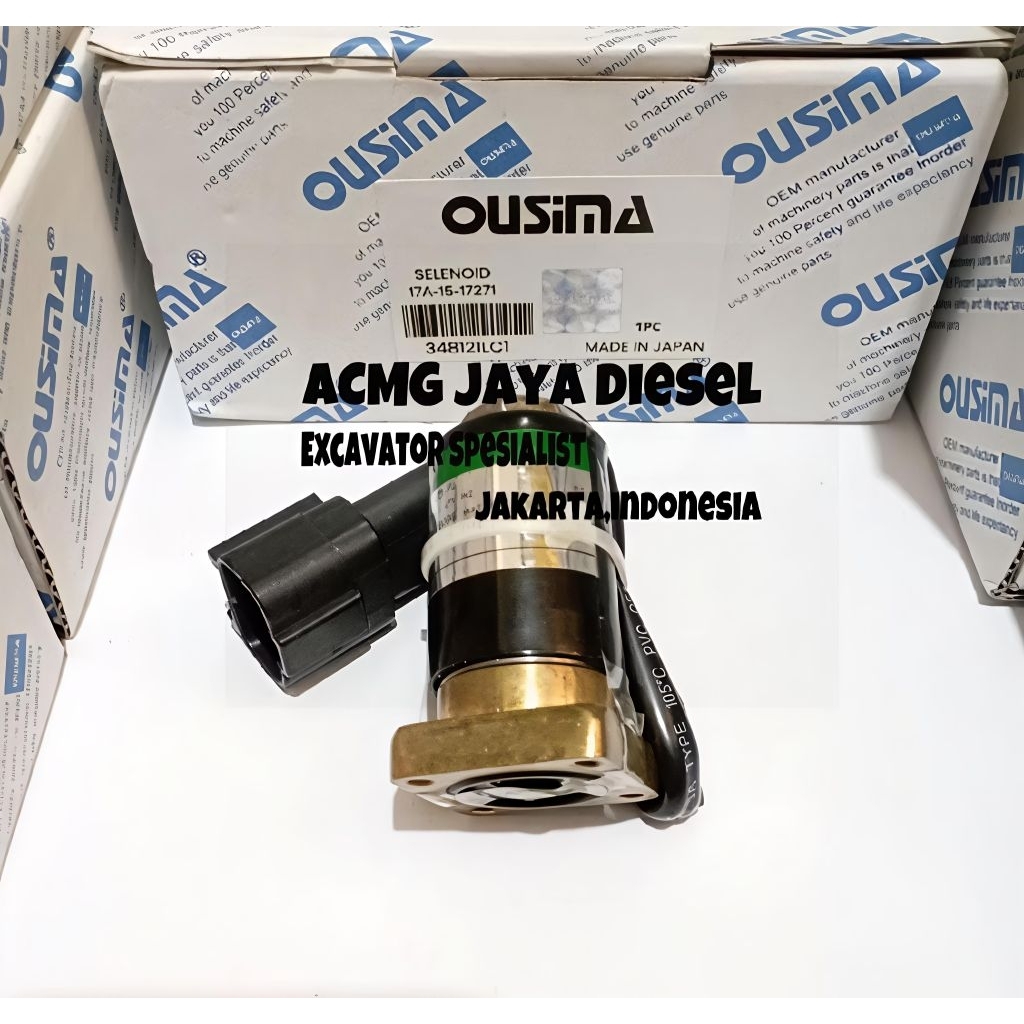 OUSIMA JPN Solenoid Valve Loader WA180 WA100 WA200 WA380 WA480 174-15-17271