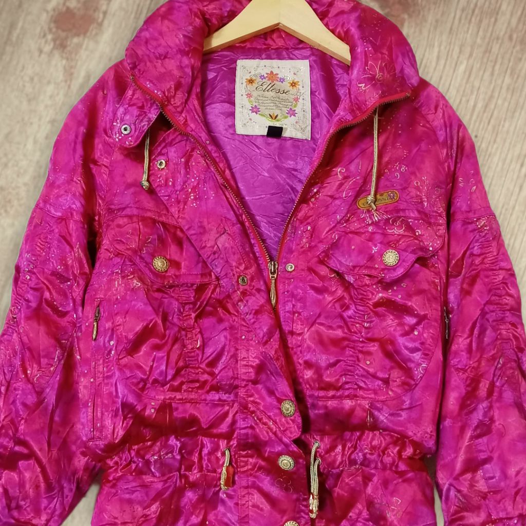 Jaket Vintage Racing Ellesse Goldwin Motif