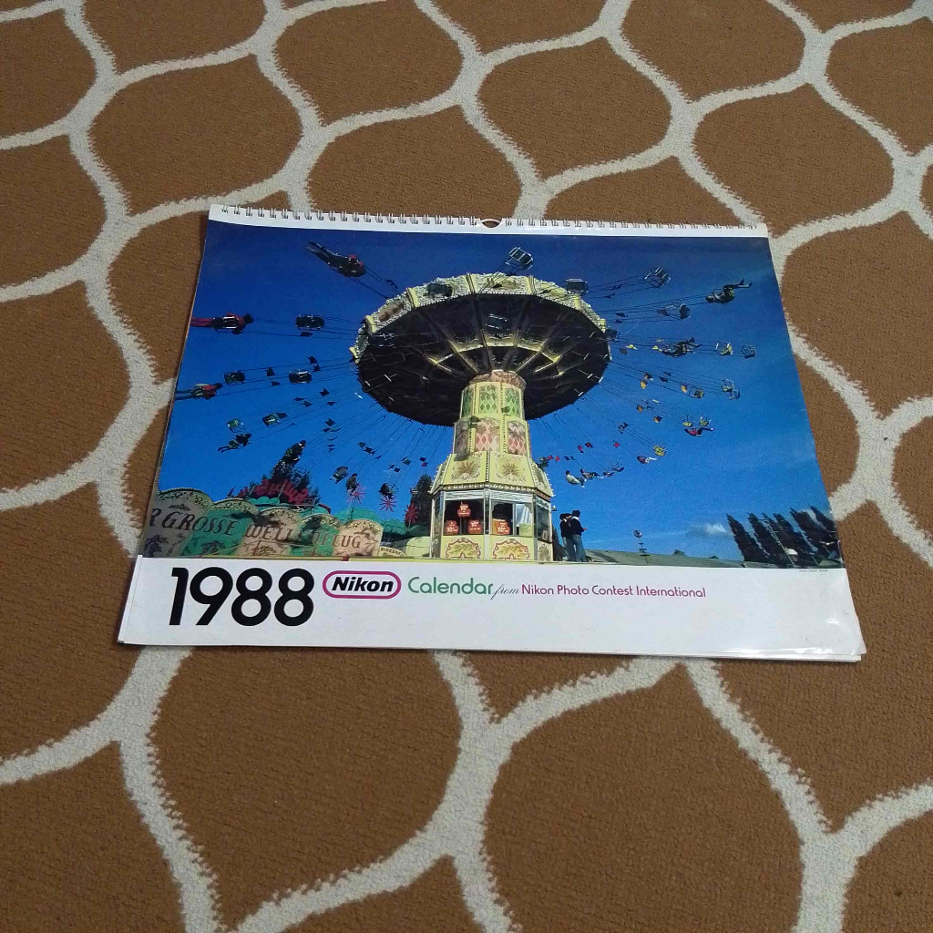Nikon Photo Contest Internatonal 1988 Calendar Art Import - Kalender Seni cocok untuk kenangan memor