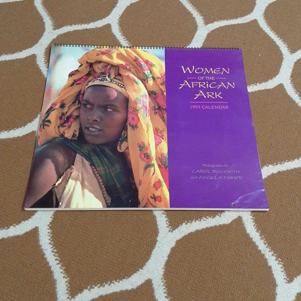 Women of the African Ark Photogrphs by Carol Beckwith and Angela Fisher 1993 Calendar Art Import - K
