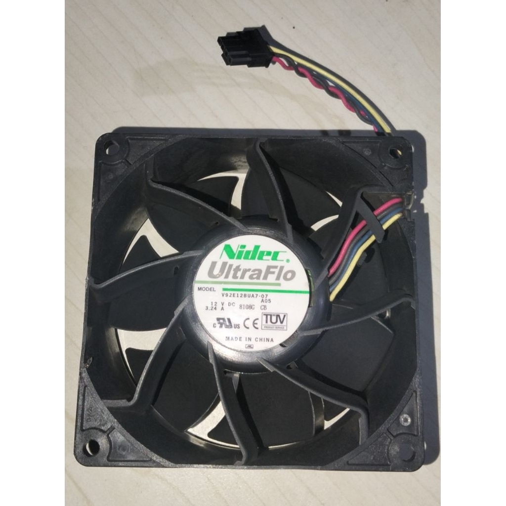 KIPAS HIGH SPEED Nedic 4PIN 9X9 DC 12V 3.24A BEKAS ORI