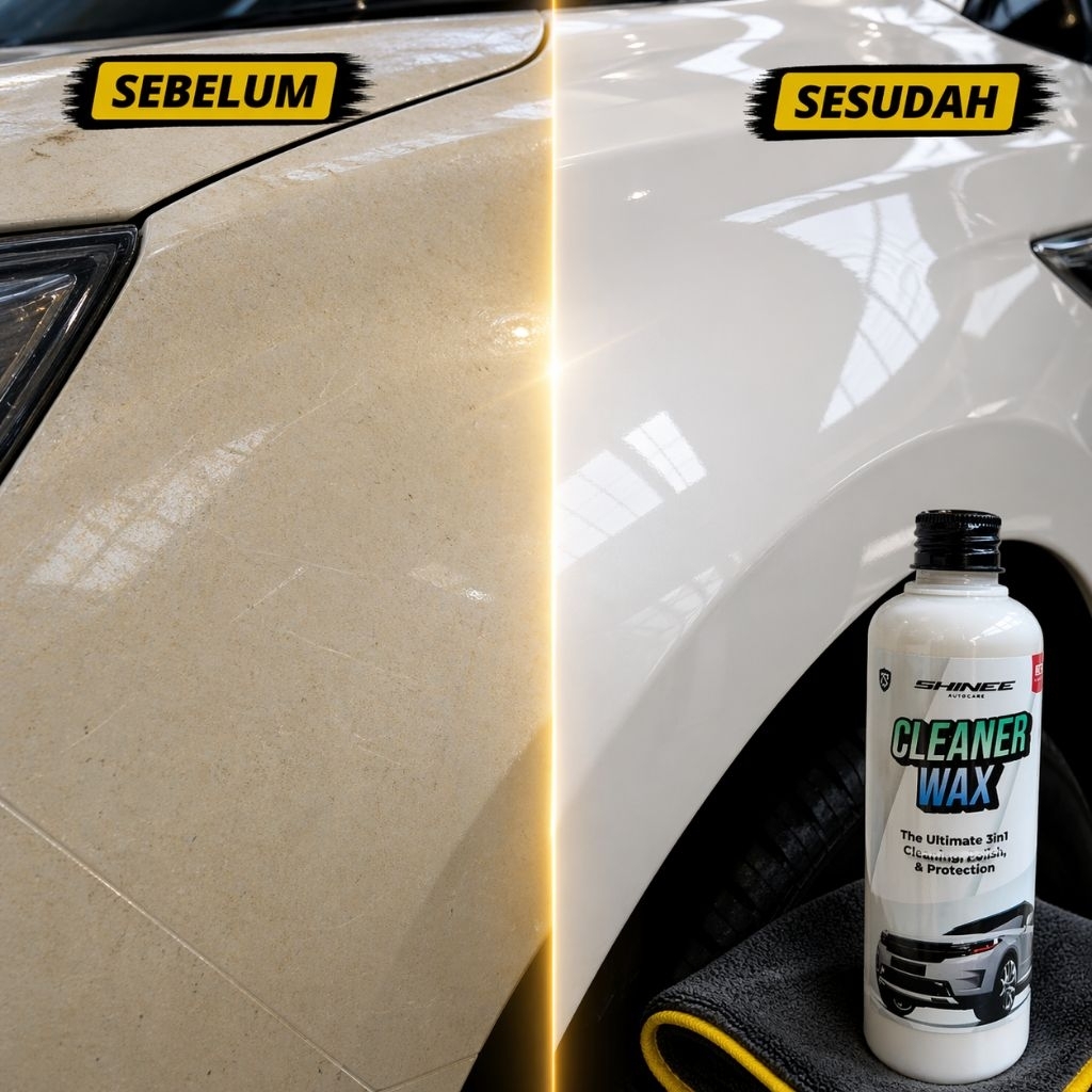 BESTPROMO CLEANER WAX SHINEE POLES BODY MOBIL PENGHILANG BARET WAX PENGKILAP MOBIL PUTIH