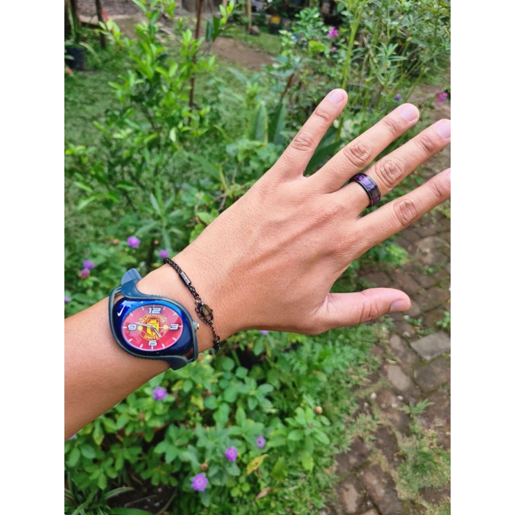 Jam tangan Nike Triax WK-008 dial Manchester United vintage rare item original