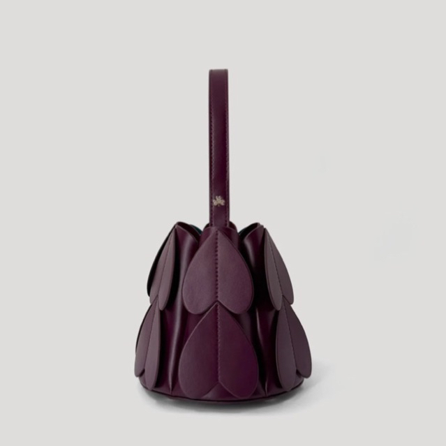 NEW PEGGY HARTANTO LOCULE PETIT CONE BAG ESPRESSO BLACK