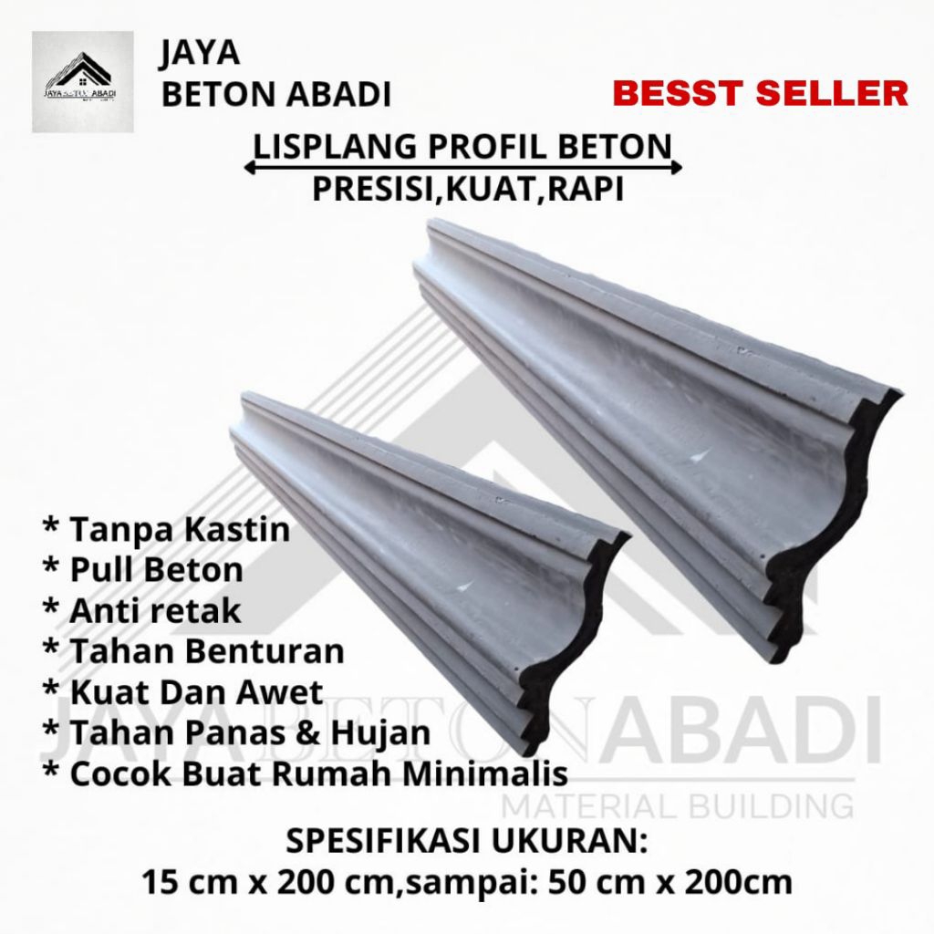 JAYA BETON ABADI,LIS PLANG PROFIL BETON,LIS BETON, LIS PROFIL, Profilan Pull  Beton