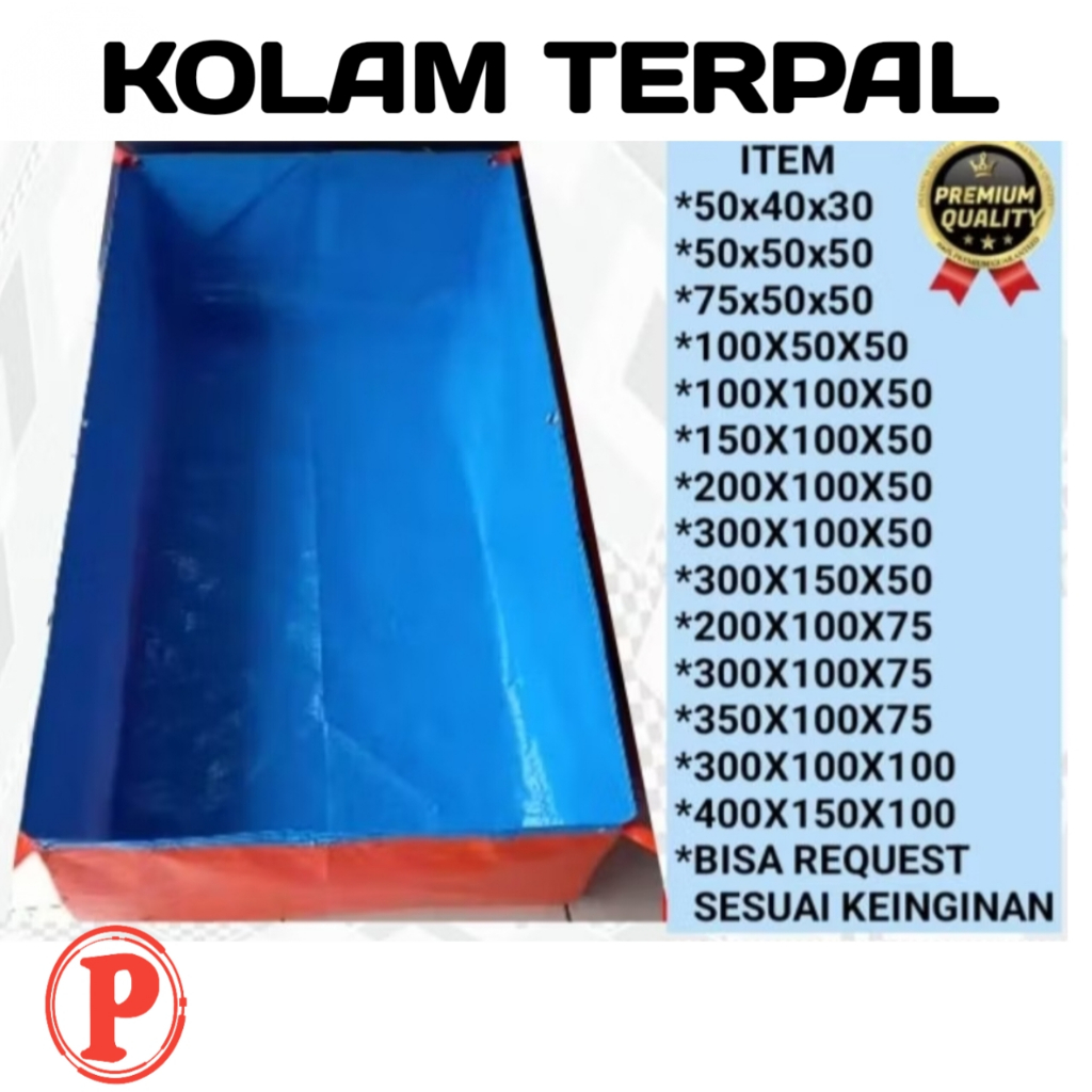 Terpal Kolam Ikan Kuat Anti Bocor Premium
