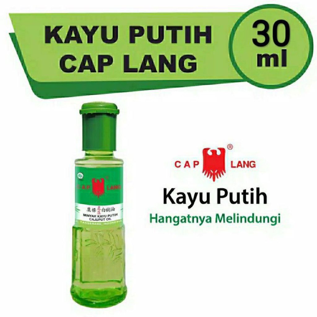 Minyak Kayu Putih Cap Lang 30Ml / CAPLANG Minyak Kayu Putih 30 ml