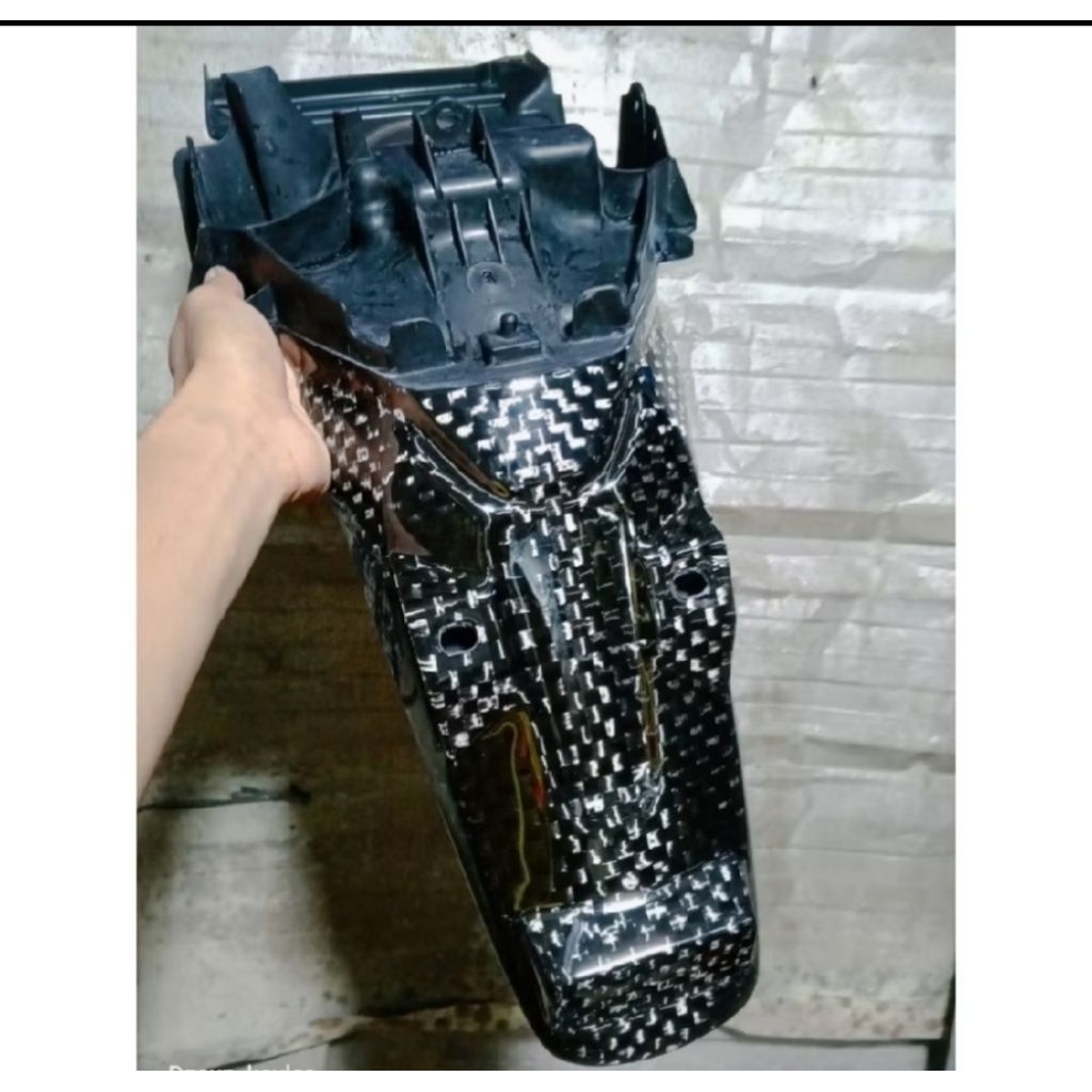 spakbor belakang Scoopy 2018 2019 carbon kevlar