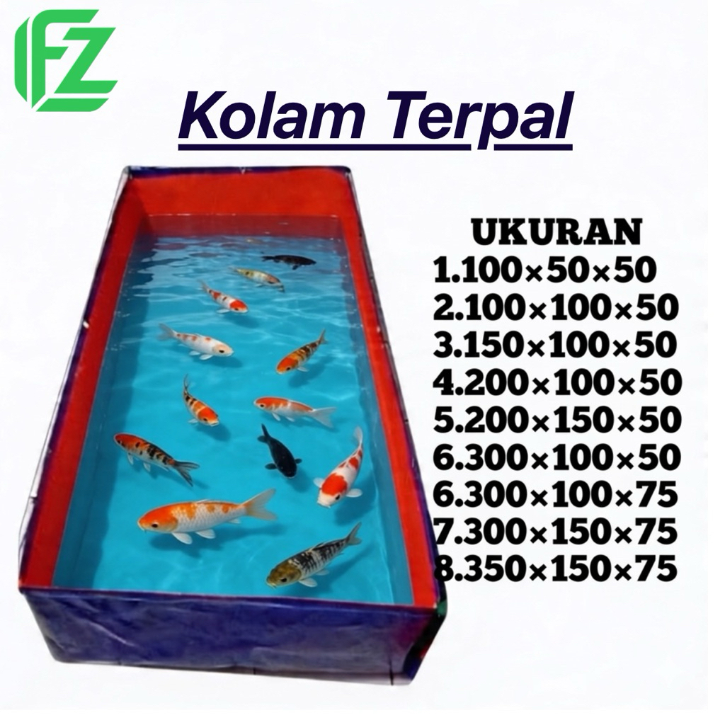 Kolam Terpal Korea Orchid Super Kuat Lele Gurame