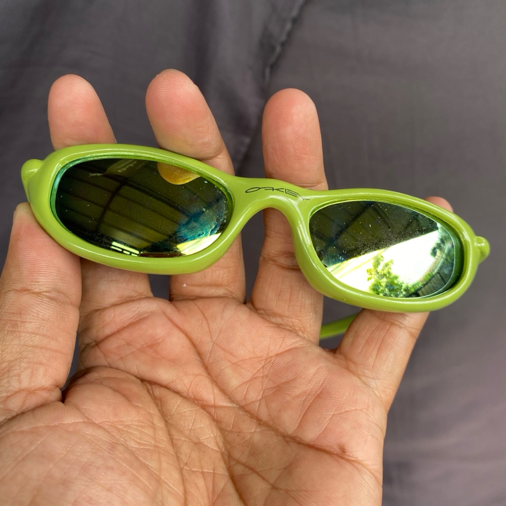 Oakley vintage y2k usa green sunglasses