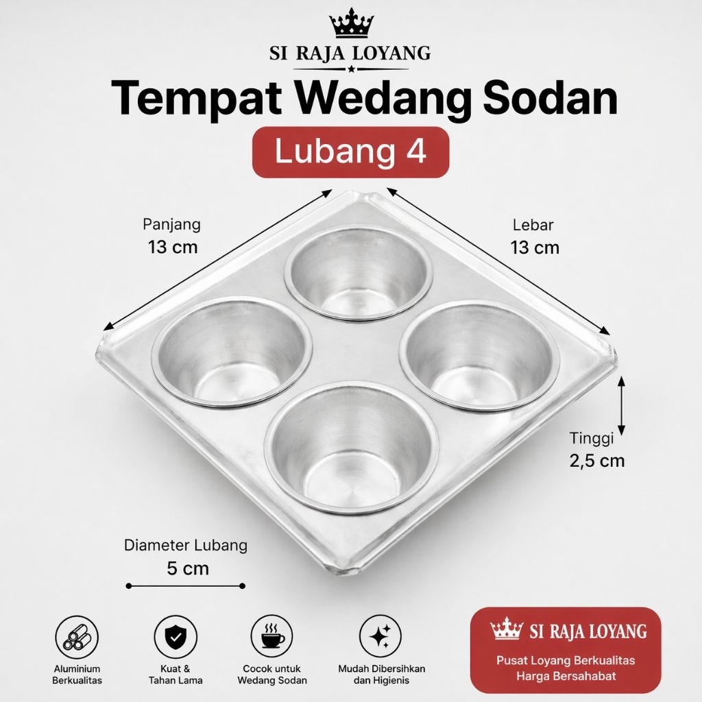 Tempat wedang sodan lubang 4 satuan 1pcs