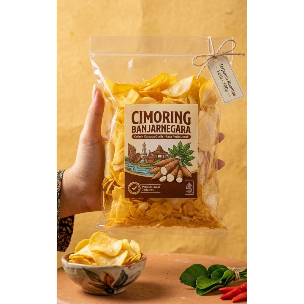 Cimoring Banjarnegara Asli - Cimol Kering Renyah Gurih 250g