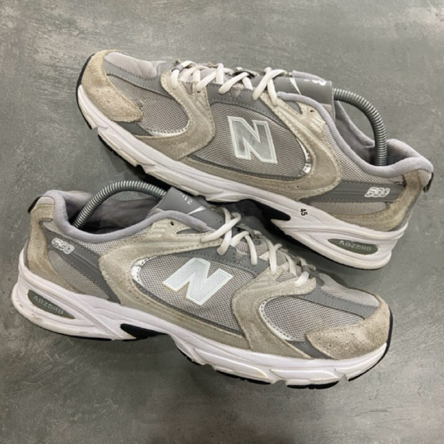 [Size 45] Rare New Balance 530 Raincloud Shadow Grey White (MR530CK) Second Kondisi Mulus Nominus. H