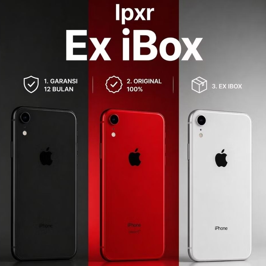 iPhone Xr | ex iBox | Resmi | Original 100% | Second Like New