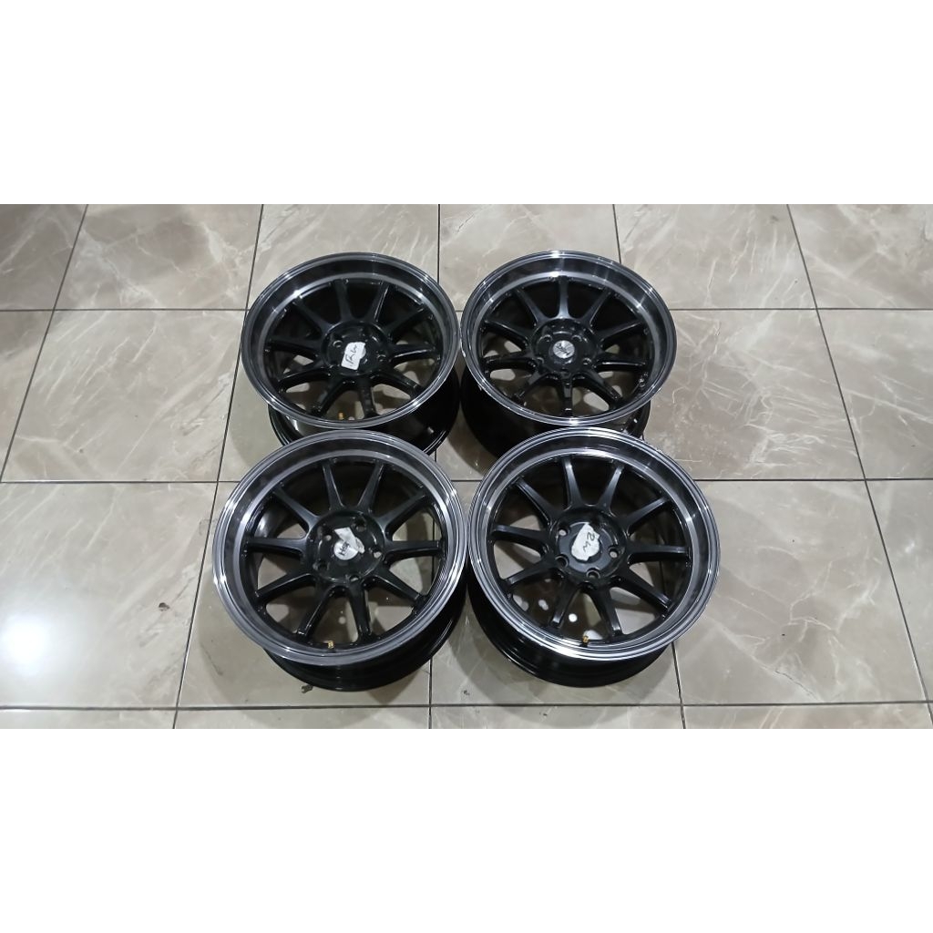 Velg seken mobil racing hsr toboali ring 17 lebar 8 baut 5x114.3 velg only