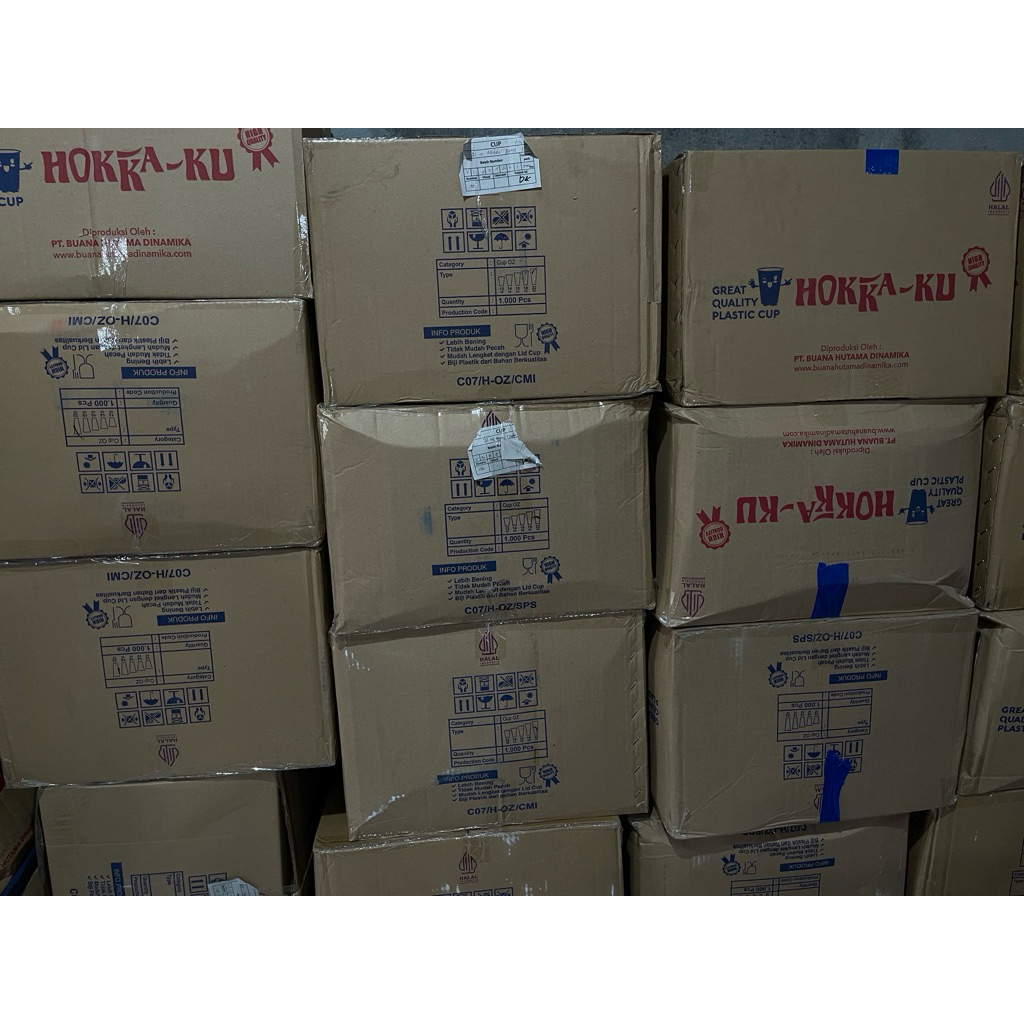 Cup Gelas Hokka ku 22oz datar /18oz Slim/ Euro cup 22oz slim  kartonan murah