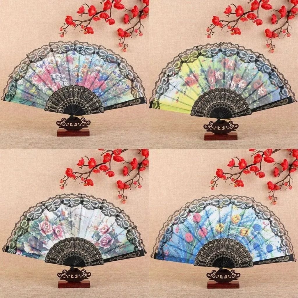 KIPAS LIPAT / KIPAS TANGAN LIPAT / KIPAS LIPAT SOUVENIR / KIPAS LIPAT RENDA