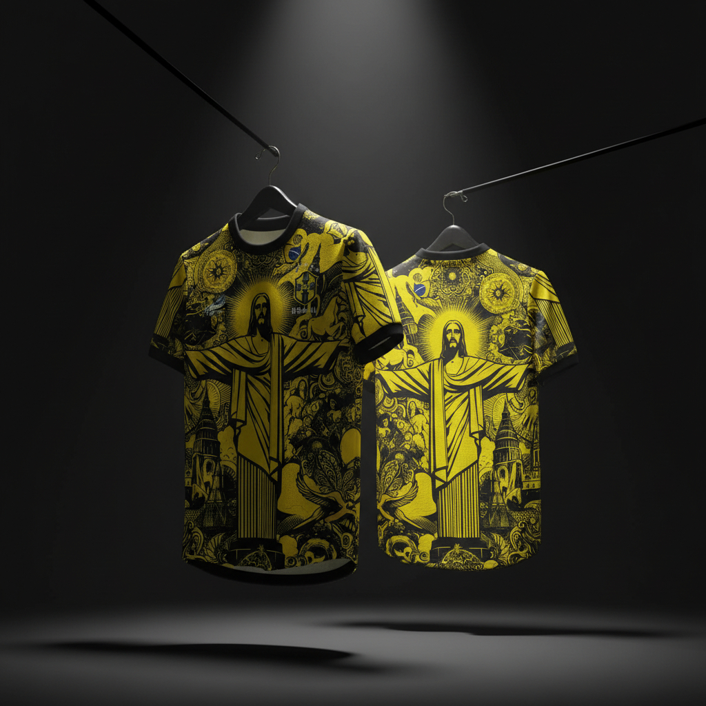 Jersey Baju Brasil Brazil Yesus Terbaru Kece